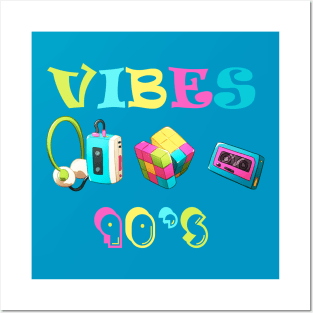 vibes 90's Posters and Art